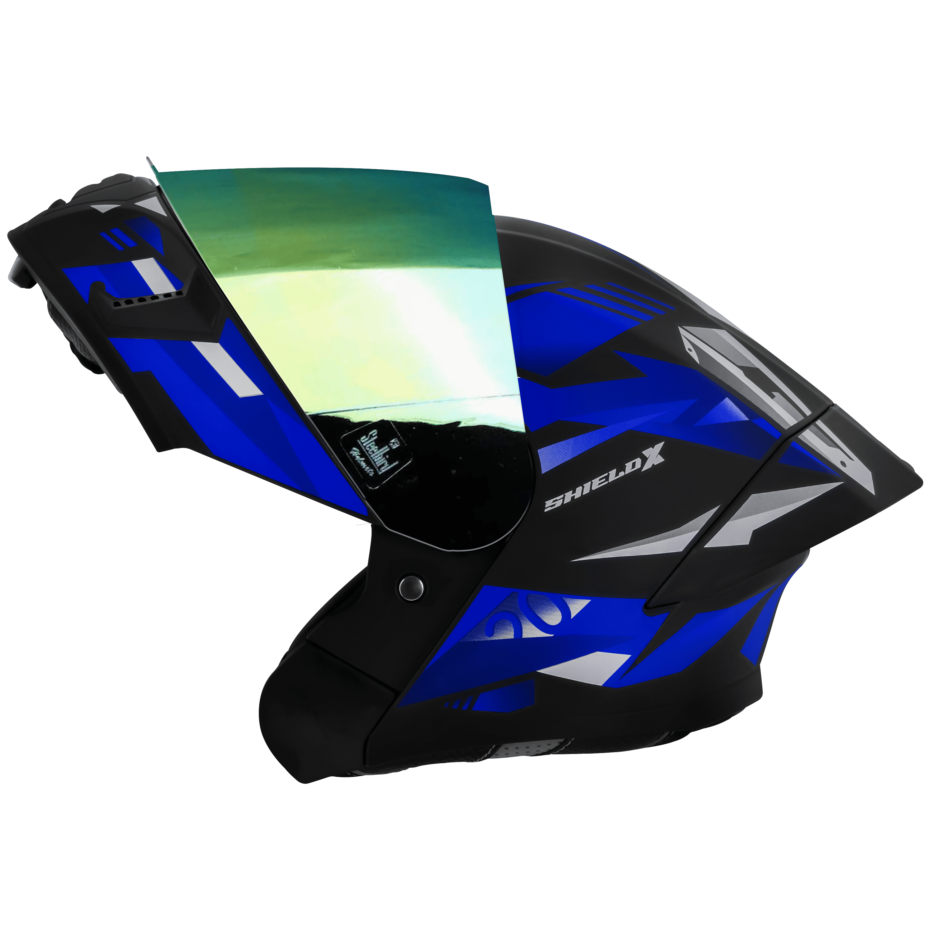 SBA-20 SHIELD X GLOSSY BLACK WITH BLUE